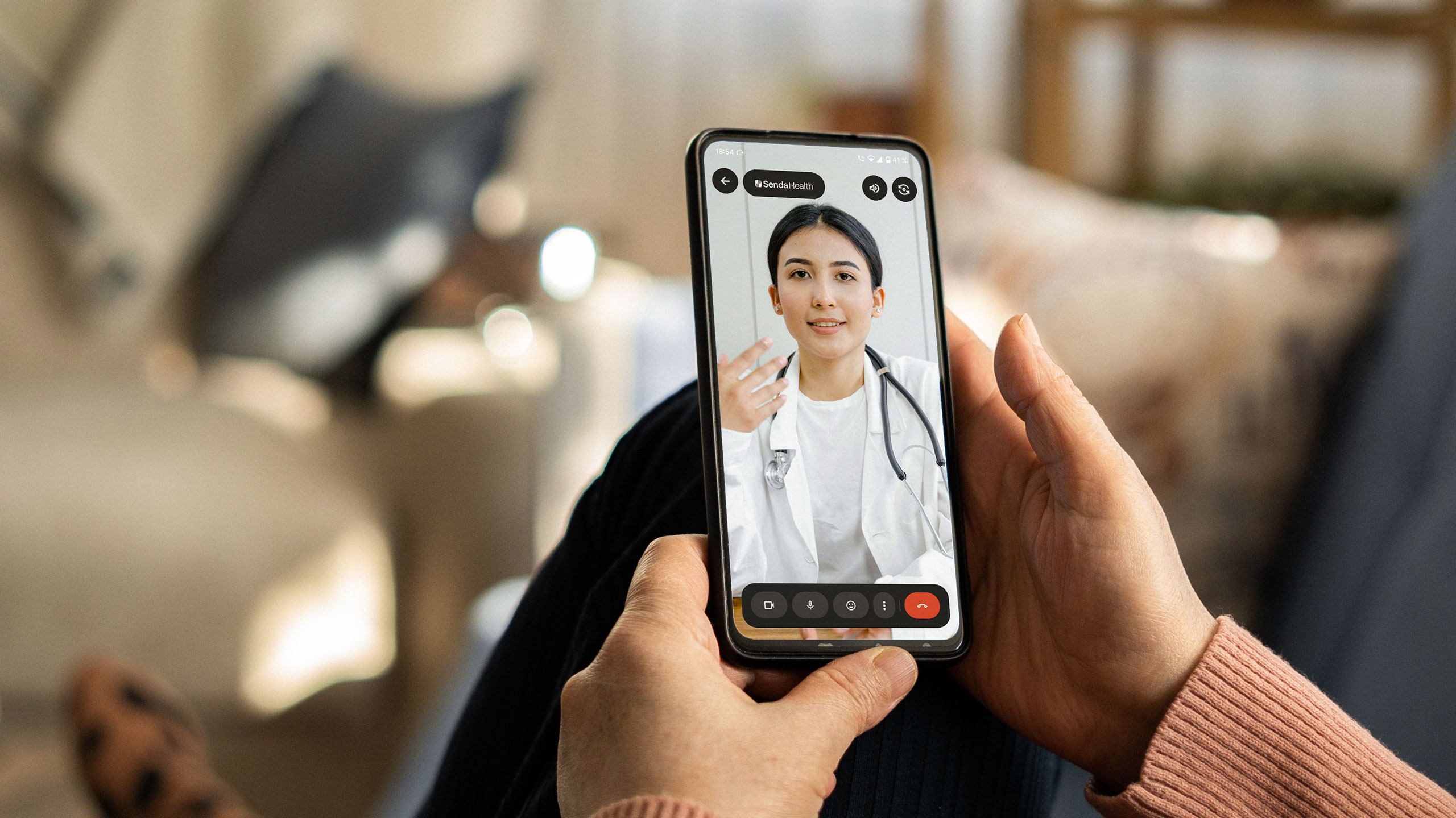 Videollamada con doctora